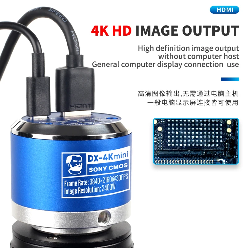 Electronics Repair Microscope - MECHANIC MOS4K DX-4K Mini 24MP Microscope