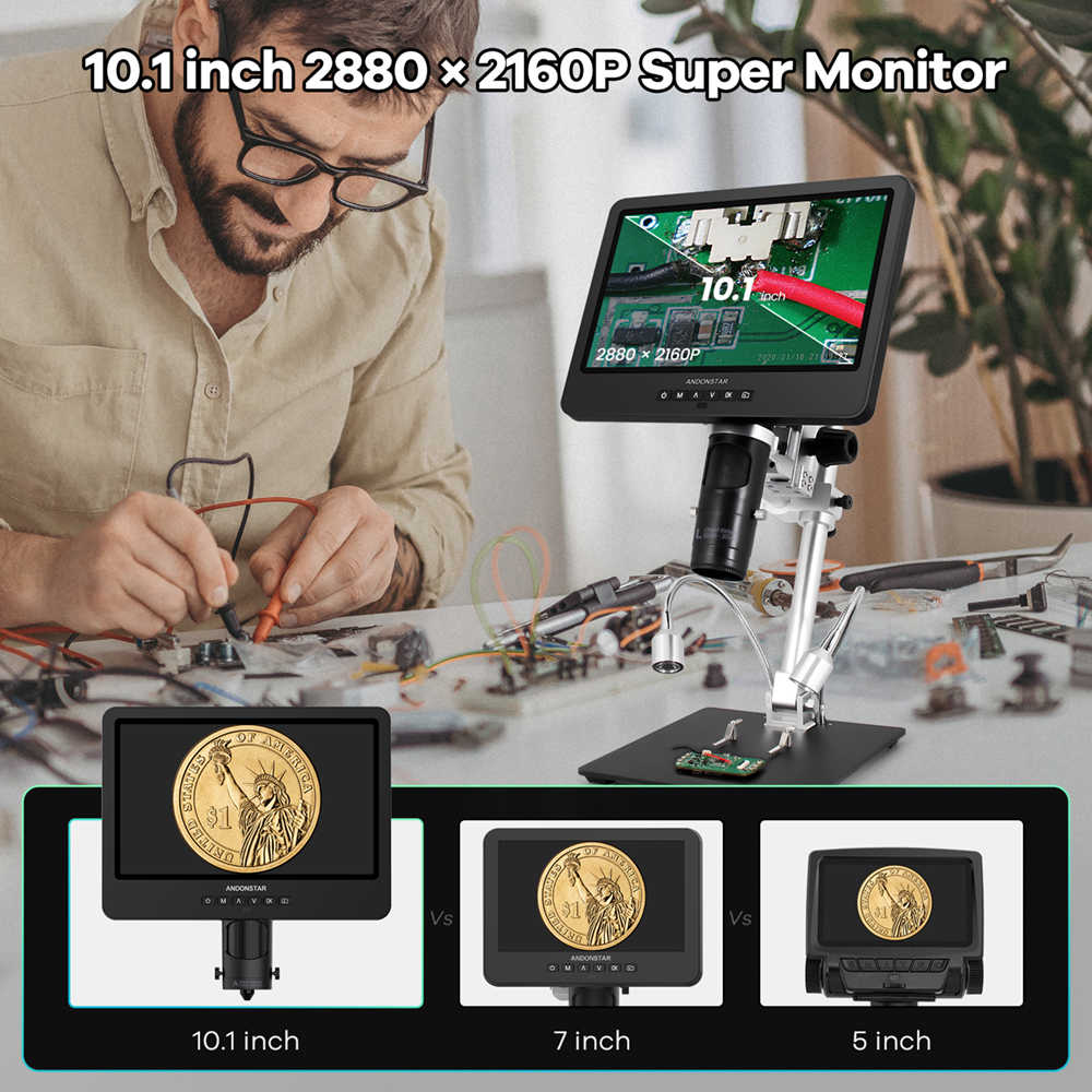Andonstar Trinocular HDMI USB  - Electronics Repair Microscope avis et prix