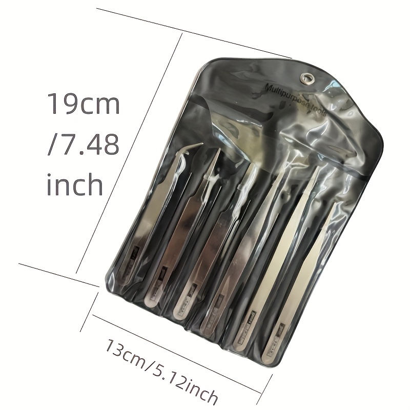 Stainless Steel Tweezers Set 6 - Electronics Repair Tool Kit avis et prix