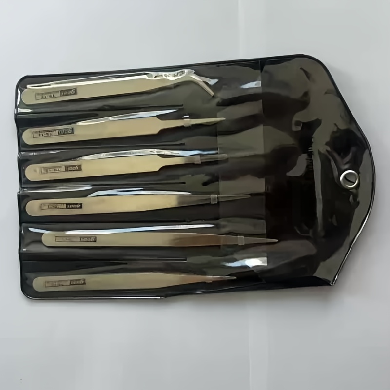 Stainless Steel Tweezers Set 6 - Electronics Repair Tool Kit avis et prix