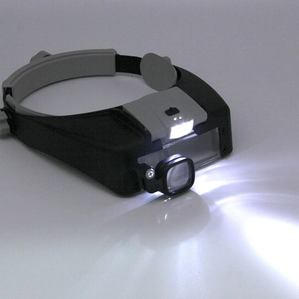 LED Magnifier Glasses Head Mou - Electronics Repair Hobby avis et prix