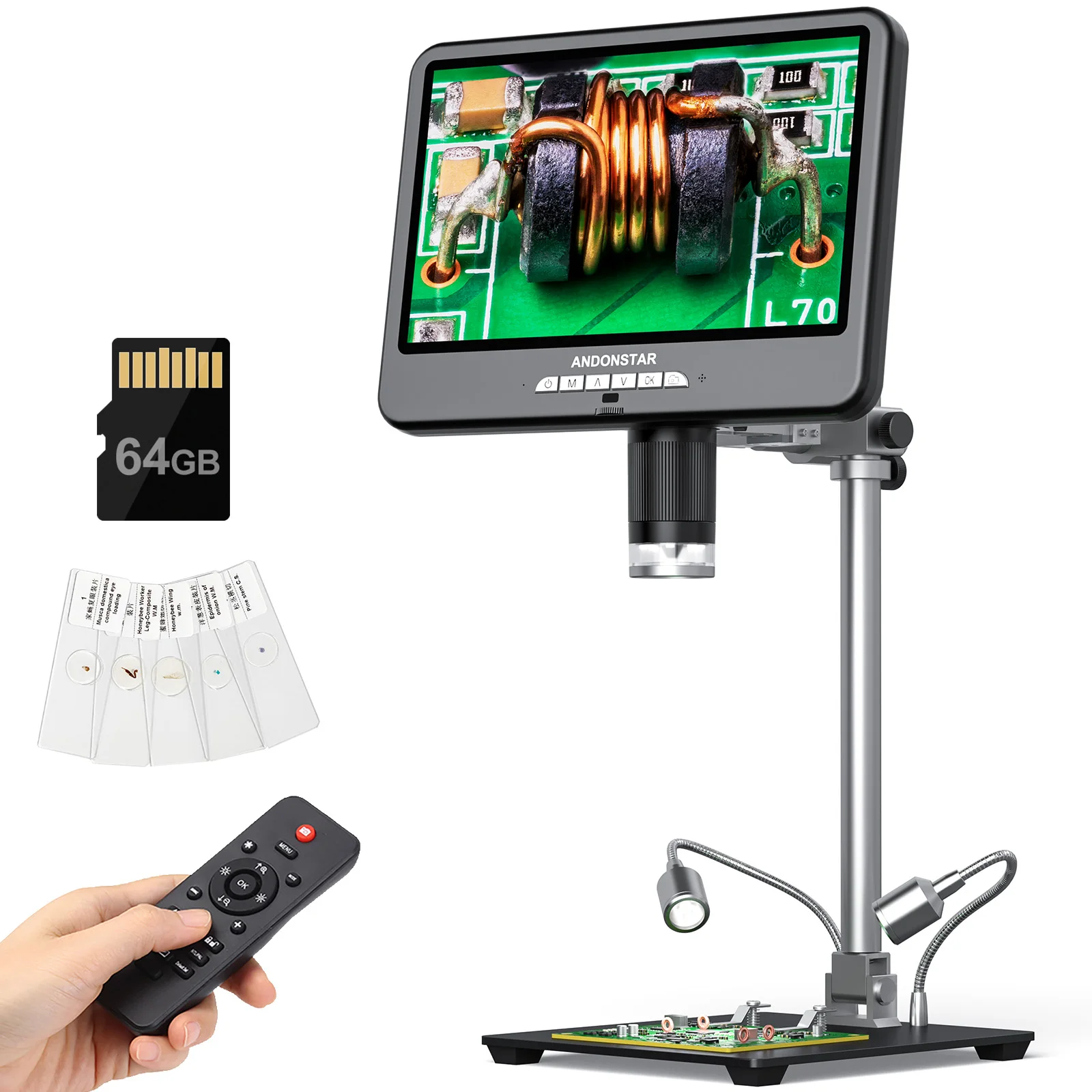 Andonstar AD210S-Pro 4K 60FPS  - Electronics Repair Microscope avis et prix