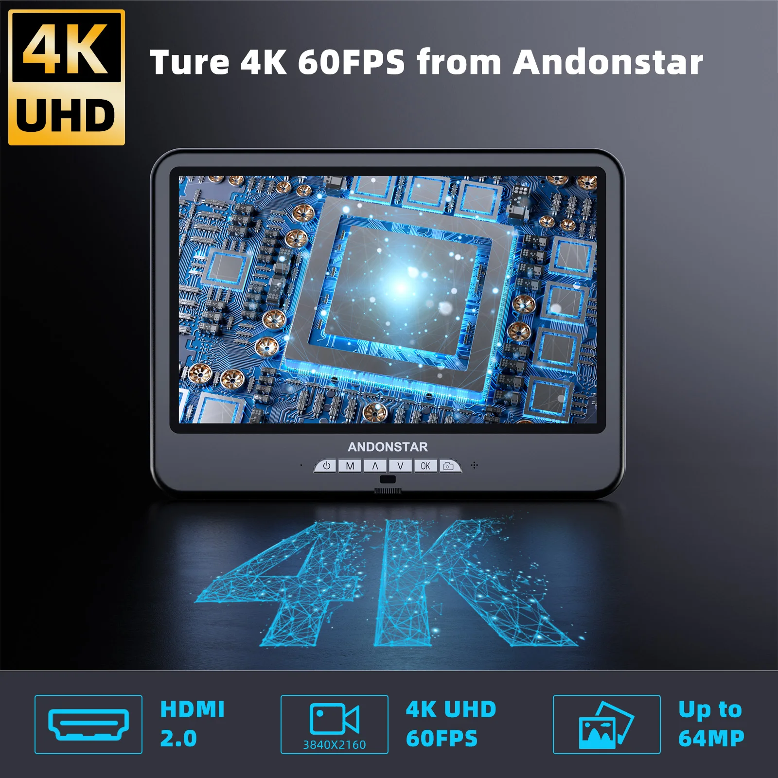 Andonstar AD210S-Pro 4K 60FPS  - Electronics Repair Microscope avis et prix