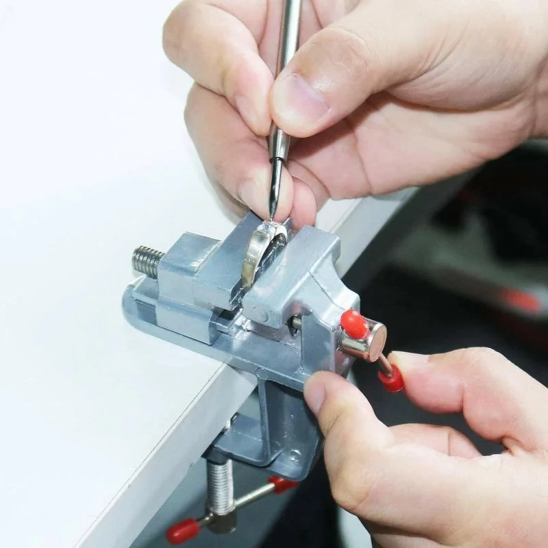Mini Bench Vise Table Clamp Sc - Electronics Repair Hobby avis et prix