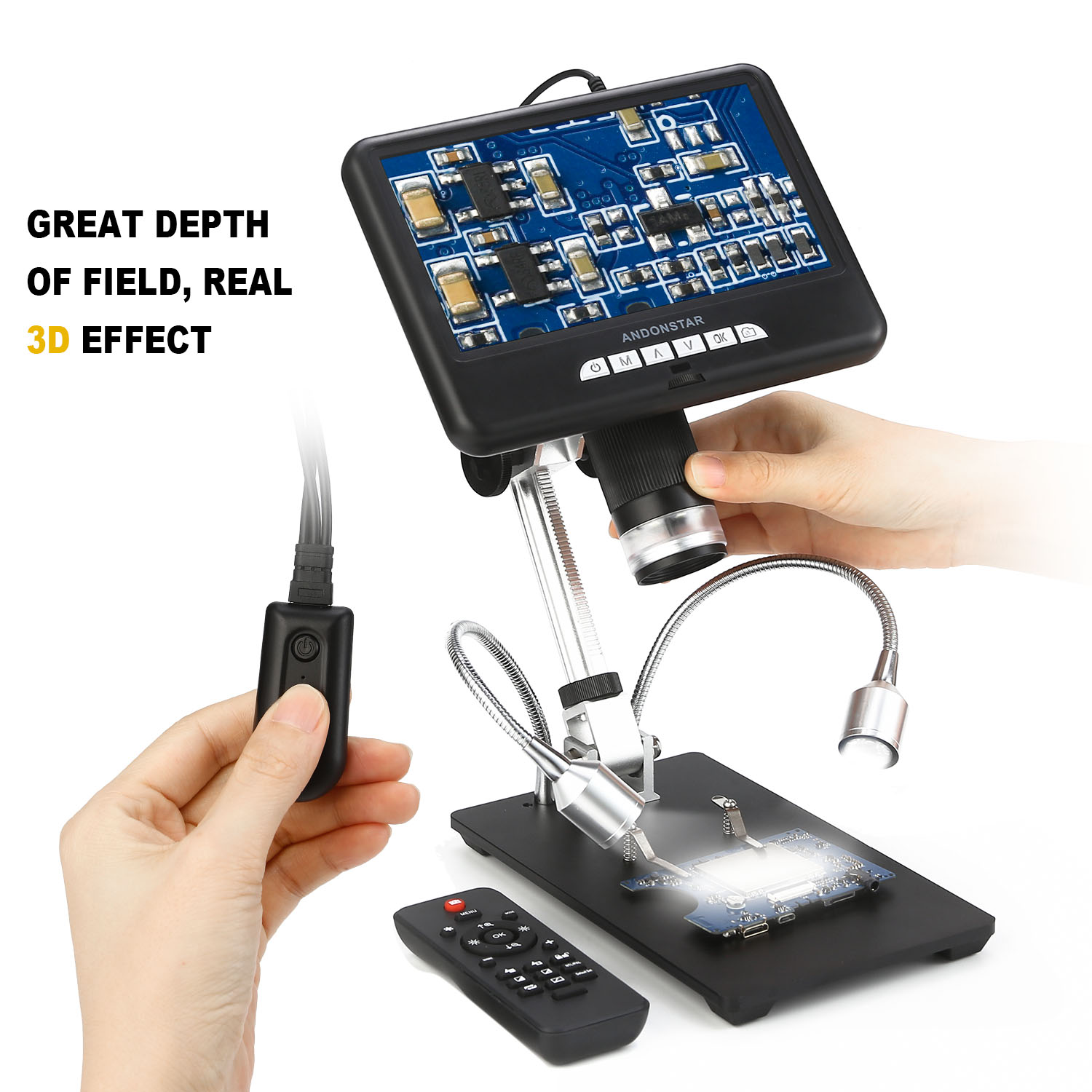 Andonstar AD407 HDMI Soldering - Electronics Repair Microscope avis et prix