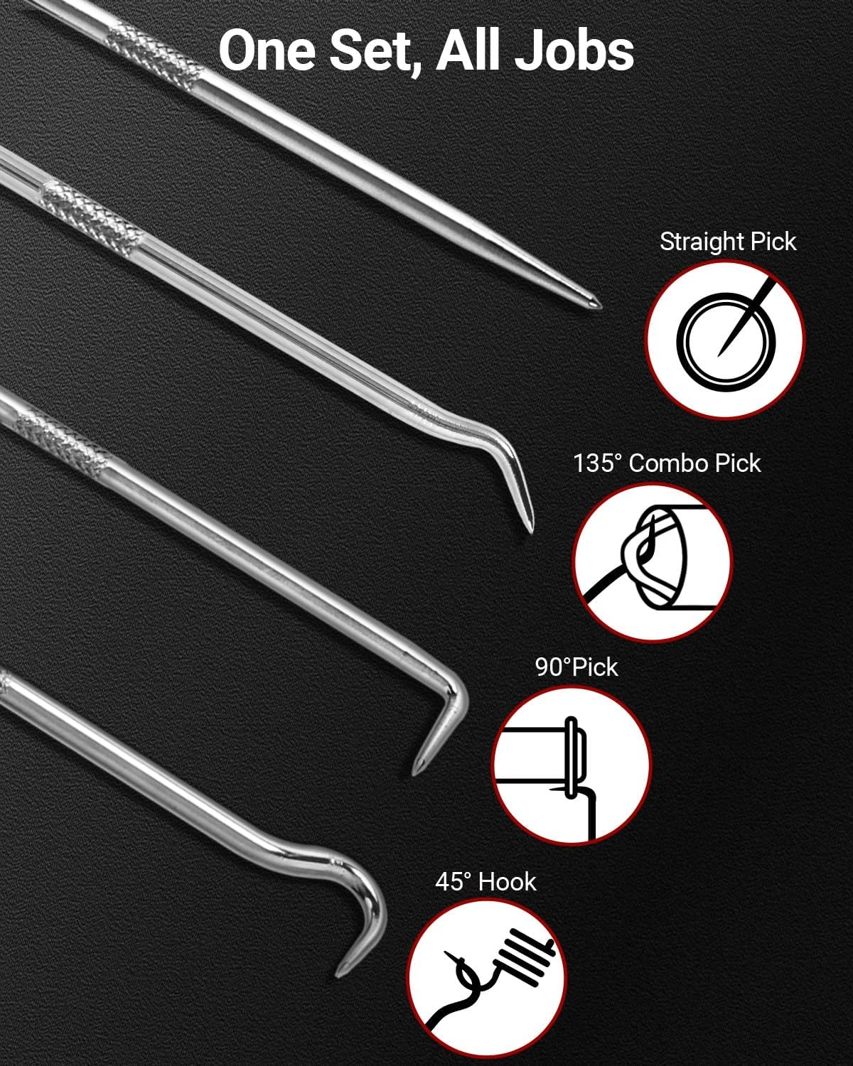 4pcs Hook and Pick Set, Automo - Electronics Repair Tool Kit avis et prix