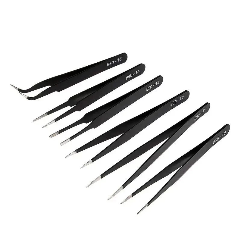 NEW 6pcs Precision Long Tweeze - Electronics Repair Tool Kit avis et prix