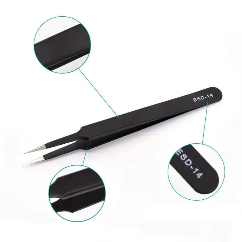 NEW 6pcs Precision Long Tweeze - Electronics Repair Tool Kit avis et prix