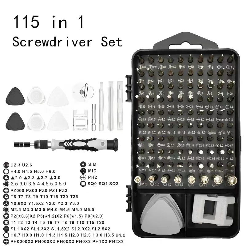 115-in-1 Screwdriver Set, Mult - Electronics Repair Tool Kit avis et prix