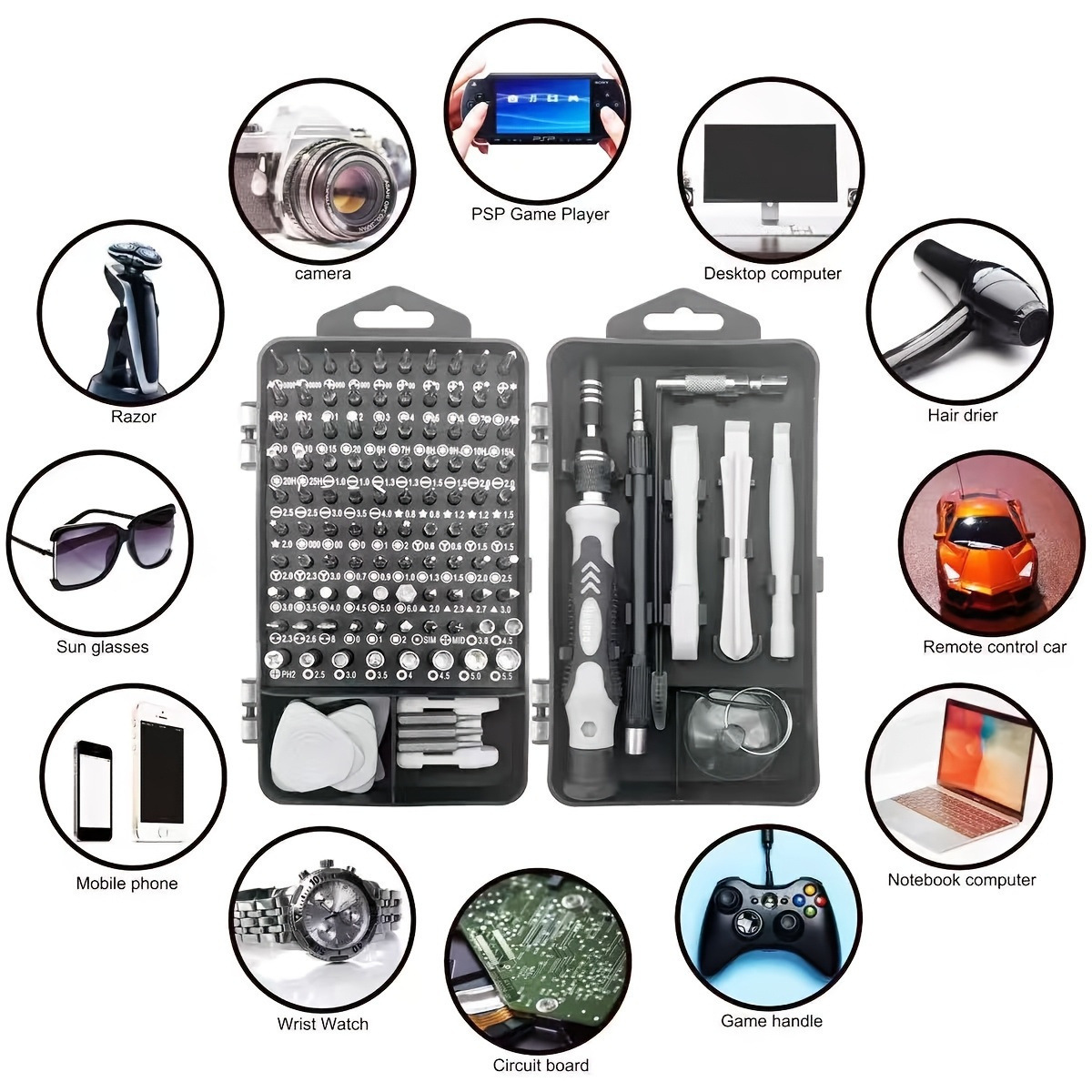 115-in-1 Screwdriver Set, Mult - Electronics Repair Tool Kit avis et prix