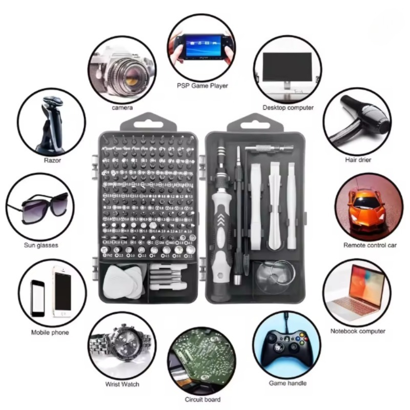 Precision Screwdriver Set 115  - Electronics Repair Tool Kit avis et prix