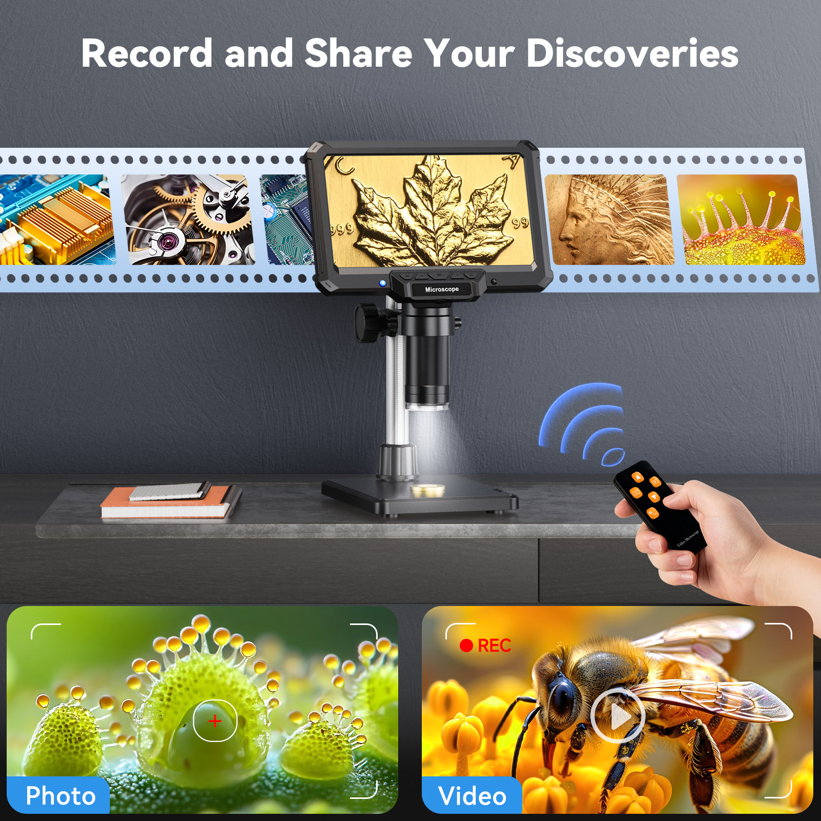 Hayve 7inch Digital Microscope - Electronics Repair Microscope avis et prix